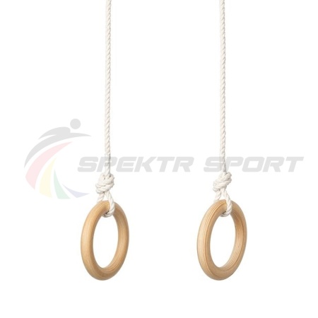 Купить Кольца гимнастические деревянные (фанера 18 мм, покрытие: эмаль, лак или пропитка) в Струнине 