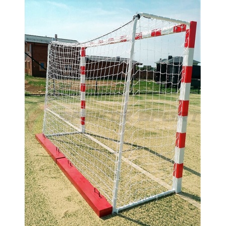 Купить Ворота мини-футбольные без сетки 2х3х1 м. (добровольный серт.) с накидным противовесом 25 кг в Струнине 