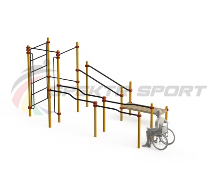 Купить Спортивный комплекс для инвалидов-колясочников WRK-D16_76mm в Струнине 