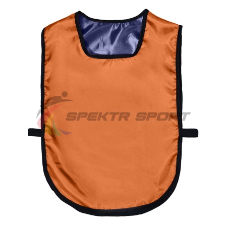 Купить Манишка футбольная двусторонняя универсальная Spektr Sport оранжево-синяя в Струнине 